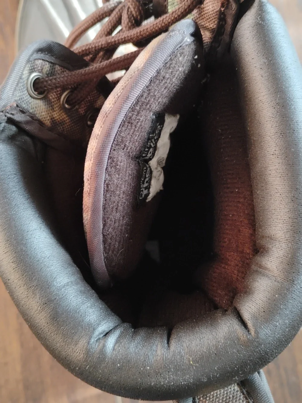 Men's Brown Camo Waterproof Duck Boots